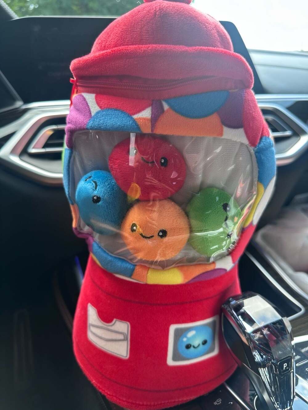 Fiesta Gumball Machine 7" Plush w/ Removable Gumballs NWT Retired Arcade Prize